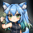 SkyWolf — Money — Animated Emotes example