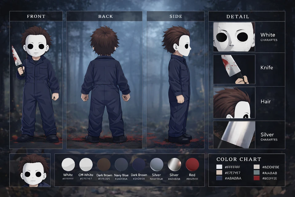 Masked Character Sheet — Character Sheets example