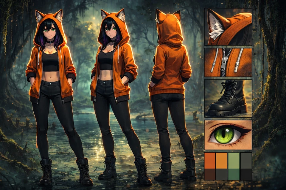 SouthernVixn Character Sheet — Character Sheets example