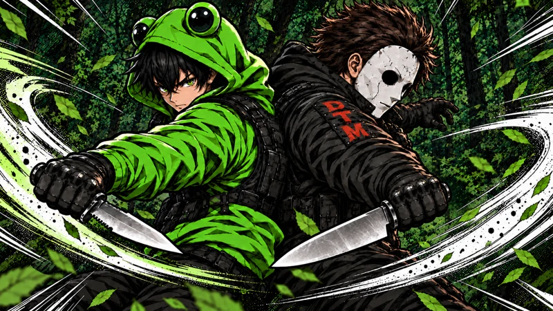 Shadow & DTM — Forest Blades — Custom Art example