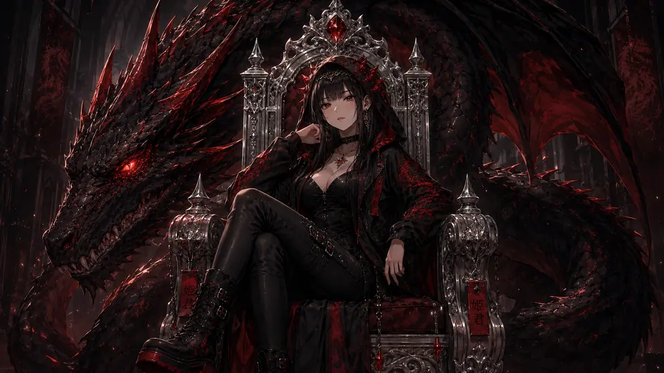Pheffy — Dragon Throne — Custom Art example