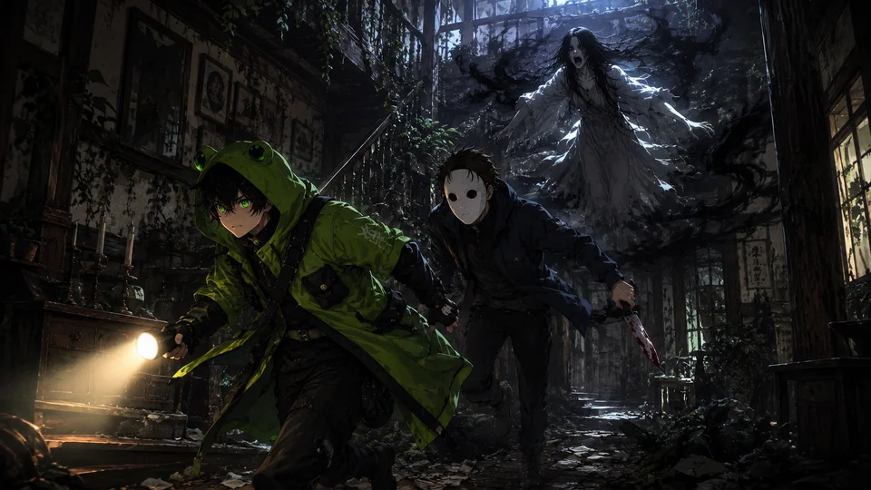 Shadow — Haunted House — Custom Art example