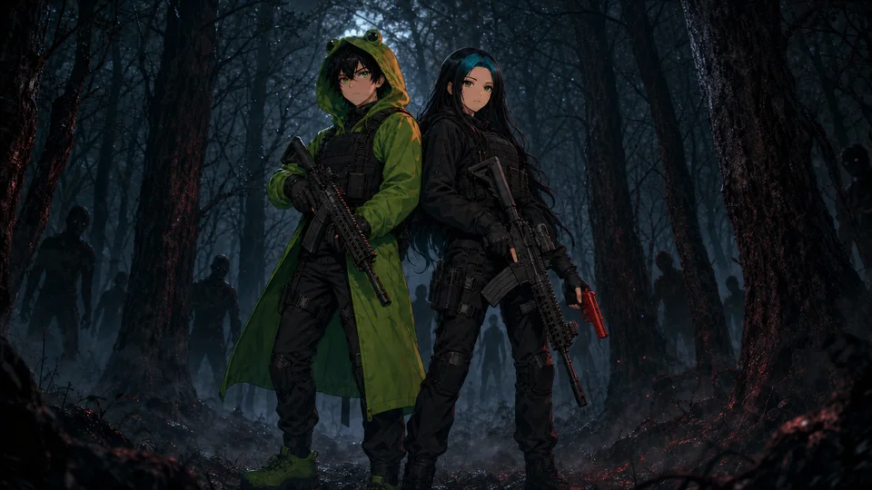 Shadri & Shadow — Custom Art example