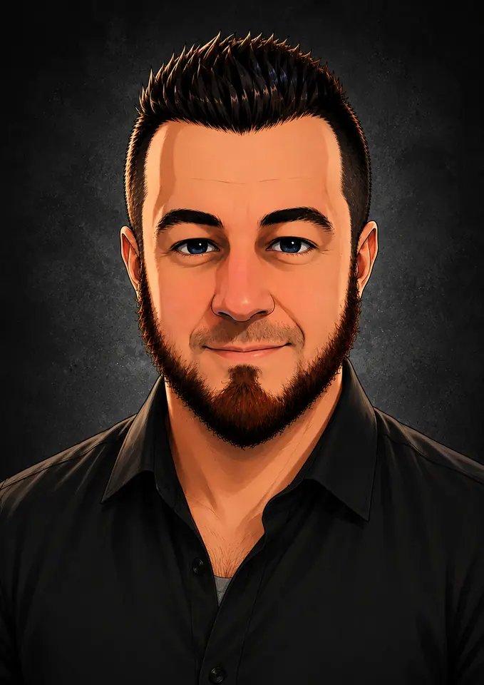 Finished Portrait — Real-Life Portraits example